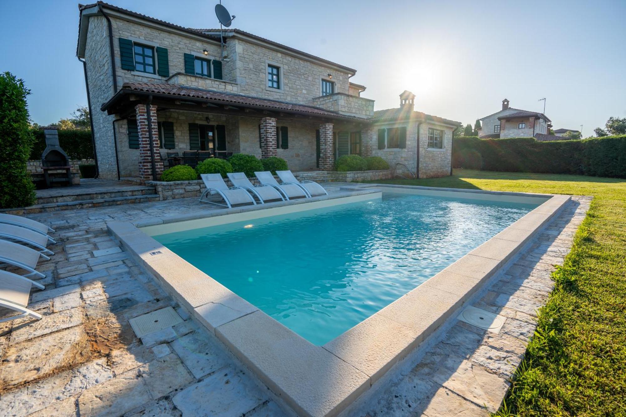 Theblueview Villas Near Porec Sveti Lovreč Pazenatički Exteriör bild